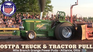 Alliance Ohio  OSTPA Truck amp Tractor Pull  Mile Branch Grange Power Pulls 2024 [upl. by Breena65]