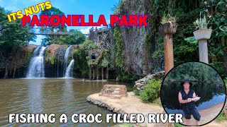 REAL LIFE Movie set Paronella Park North Queensland amp Fishing a croc filled river [upl. by Aniteb]