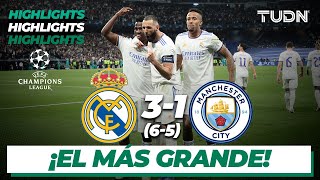 Highlights  Real Madrid 3651 Man City l  UEFA Champions League 2022  Semis Vuelta  TUDN [upl. by Ednargel]