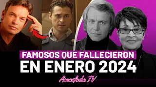 FAMOSOS FALLECIDOS EN ENERO DE 2024 [upl. by Barris]