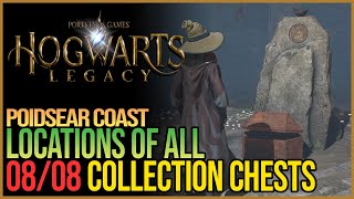 All 8 Poidsear Coast Collection Chest Hogwarts Legacy [upl. by Ytok584]