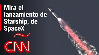 Mira el lanzamiento de Starship el cohete más potente jamás construido por SpaceX [upl. by Hoshi650]