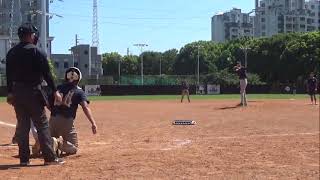 Jonathan Zhang 6’9 RHP 17 years old Strikeout [upl. by Veneaux]