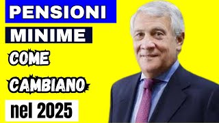 💥 Pensioni Minime 2025 Aumento Record in Arrivo 💸 Ecco Quanto Guadagnerai 💶 [upl. by Arremat]