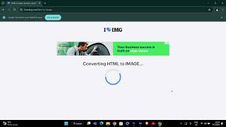 How To Convert HTML Webpage to JPG Image 2024 [upl. by Wassyngton]