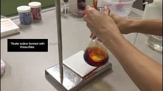 Chemistry IodineThiosulfate Titration [upl. by Aileme]