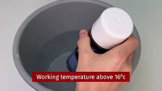 Wunda Spray Adhesive  Operating temperature Advice [upl. by Parlin]