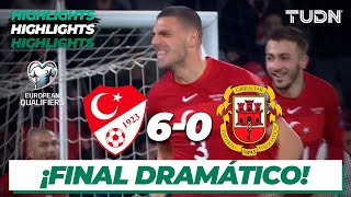 Highlights  Turquía 60 Gibraltar  UEFA European Qualifiers 2021  TUDN [upl. by Quiteri]