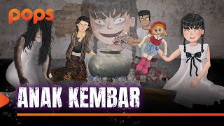 SPESIAL HALLOWEEN ANAK KEMBAR  POPS X RizkyRiplay [upl. by Ecinev]