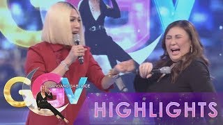 GGV Vice Ganda tries to convince Sharon Cuneta to smell his armpit [upl. by Latsyek]