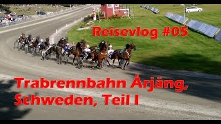 Reisevlog 05  Ein Tag an der Trabrennbahn in Årjäng Schweden Teil 1 [upl. by Nelra]