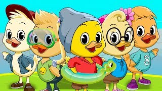 CINCO PATITOS  Canciones infantiles [upl. by Tnomal]