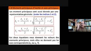 Cours  Caractéristiques Géométriques  Part 5 Rotation daxes  Axes et Moments Principaux [upl. by Damas511]