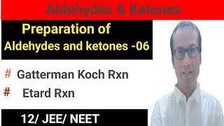 Methods of preparation of aldehydes ND ketones MOP [upl. by Pincince610]