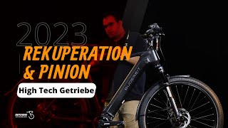 EBike 2023 mit Rekuperation und High Tech Getriebe Gudereit ET 135 EVO Pinion Neodrive Heckmotor [upl. by Yvonne]