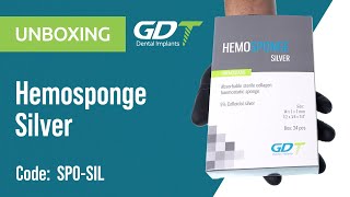 Unboxing GDT Hemosponge  Absorbable Silver Sponge [upl. by Olimreh350]