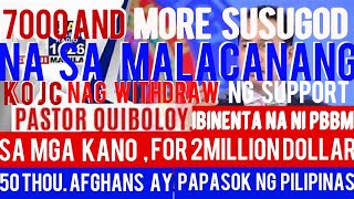 PUPUNTA NG PALASYO 7OOO MEMBER NG KOJC NAG WITHDRAW NG SUPORTA ANG MGA ALAGAD NG AMANG LUMIKHA [upl. by Gallard]