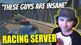 Summit1g Tests His Driving Skill In A RACING SERVER These Guys Are INSANE [upl. by Coppins]