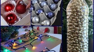 Easy Christmas Decoration Storage Hacks  Holiday Storage Solutions [upl. by Eeneg]