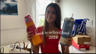 back to school haul 20242025 supplies  clothes [upl. by Arrio642]