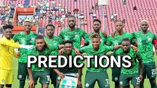 2023 2024 AFCON Nigeria 🇳🇬 v South Africa 🇿🇦 semifinal predictions and preview [upl. by Mowbray]