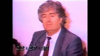 Radovan Karadžić i Alija Izetbegović u emisiji Yutel  mart 1992 [upl. by Ashelman]