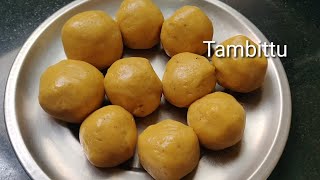 ನಾಗರ ಪಂಚಮಿ ವಿಶೇಷ ಹುರಿಗಡಲೆ ತಂಬಿಟ್ಟು  Tambittu Recipe Fried Gram Ladoo [upl. by Nelleoj]