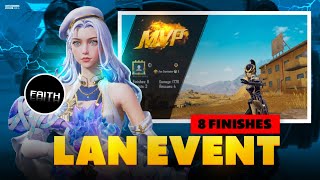 Solo 8 Finishes 50K Grand Final 🔥 1v4 Clutch Faith PlayzZz  Streamer Vs Faith [upl. by Ecinreb]