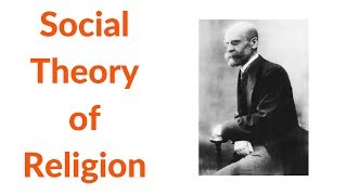 Emile Durkheim Social Theory of Religion in Hindi  Sociology [upl. by Erodroeht]