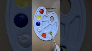 Color mixing recipes from red blue yellow colors shorts mixing painting [upl. by Adnahsar]