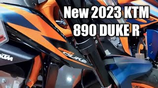 New 2023 KTM 890 DUKE Rmotorcycle adventure [upl. by Aicxela]