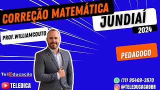 Jundiaí  Correção Matemática [upl. by Anaujit]