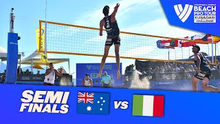 McHughBurnett vs CarambulaRossi  SemiFinal Highlights Kusadasi 2022 BeachProTour [upl. by Eiryk]