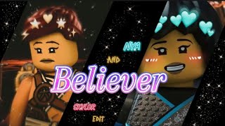 BelieverFemale version • Nya and Skylor edit [upl. by Cath317]