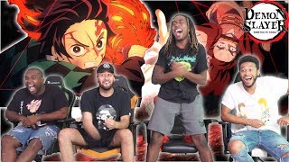 Ep 19 HYPE🔥 Demon Slayer Kimetsu No Yaiba 19 20 amp 21 REACTIONREVIEW [upl. by Pazice]