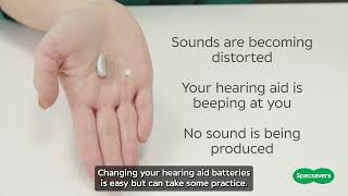 How do I change my receiverincanal hearing aid battery [upl. by Aiyotal49]