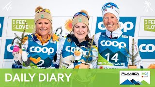 Daily Diary 3  Womens Skiathlon  Planica 2023  FIS Cross Country [upl. by Alyce]