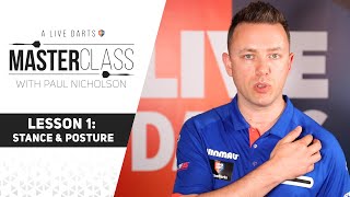 A Live Darts Masterclass  Lesson 1  Stance and Posture [upl. by Oberheim]