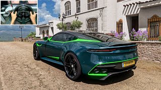 990HP Aston Martin DBS Superleggera  Forza Horizon 5  Thrustmaster T300RS Gameplay [upl. by Vivianna]