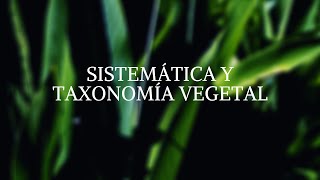 SISTEMÁTICA Y TAXONOMÍA VEGETAL [upl. by Torhert846]