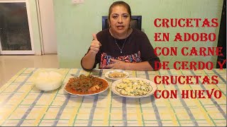 Crucetas En Adobo Y Crucetas Con Huevo Bienvenidos A Cocinando con Elí [upl. by Cynera47]