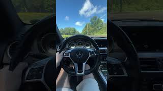 MERCEDES C350 W204 X PIPE MUFFLER DELETE POV [upl. by Telocin307]