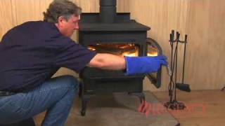 How to Light amp Maintain a Wood Stove Fire [upl. by Sipple456]