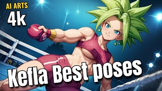 Kefla Best poses at the gym powerful beautiful arts in 4k [upl. by Alcine33]