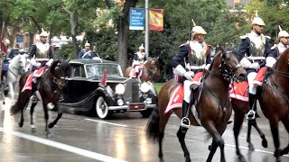 Escuadrón de la Guardia Real Desfile 12 de octubre 2024 Madrid [upl. by Milano789]