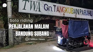 PERJALANAN MALAM BANDUNG  SUBANG MENGGUNAKAN BECAK MOTOR [upl. by Grosberg]