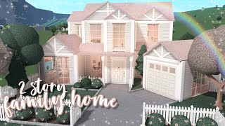 2 story family home ♡  bloxburg speedbuild  luminto [upl. by Stanley]