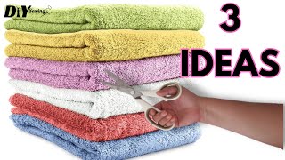 3 Cool Sewing Ideas with Towels  DIY Sewing [upl. by Whitehurst]