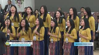 Mizoram Synod Choir  Khawvel mamawh chhanna Isua  KTP General Conference 2024 [upl. by Siuoleoj]