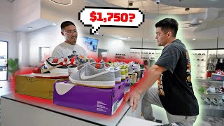 Buying Sneakers from Customers in our Store [upl. by Law]